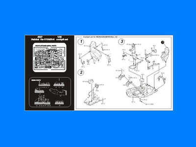 Aires 4027 1/48 He111H4/H6 Cockpit Set For Revell