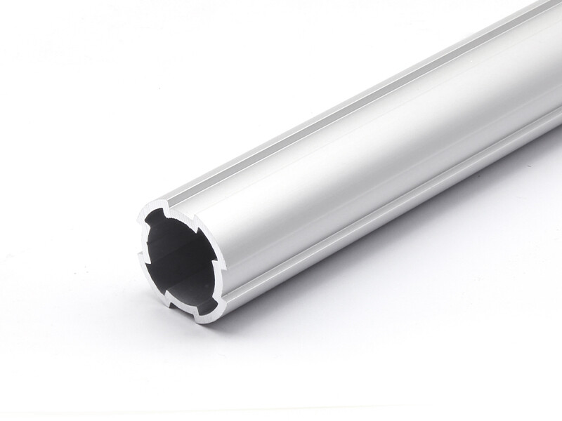 Profilrohr aus Aluminium D28 -B-Typ Nut 10 Alu Rohre Zuschnitt (9,90€/m,min.1€)