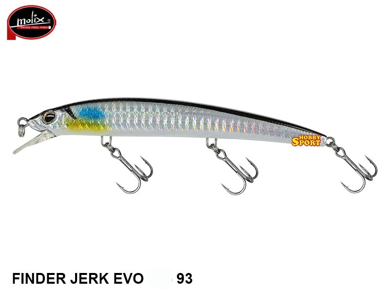 MOLIX FINDER JERK EVO 110 SP  93 MX HOLO SHAD GR 9,5  SUSPENDING SPINNING MARE