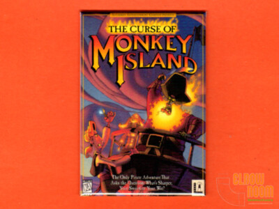 The Curse of Monkey Island box art 2x3'' fridge/locker magnet Lucasfilm games 
