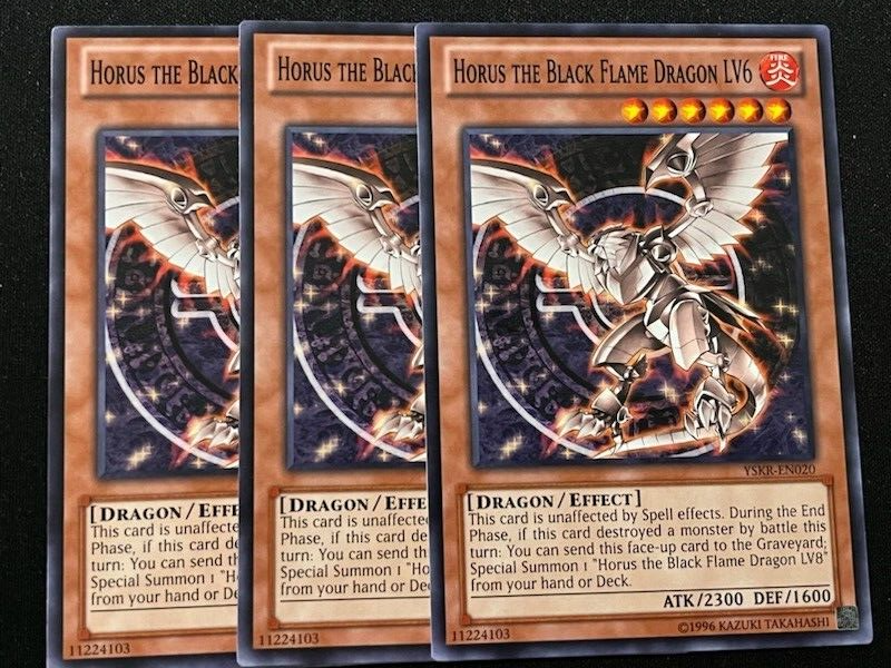 YUGIOH HORUS THE BLACK FLAME DRAGON LV DECK- ANTI SPELL- ANTI TRAP- ANTI META NM