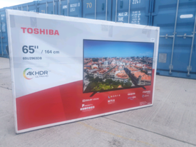 TV 65INCH BRAND NEW TOSHIBA SMART 4K ULTRA HD HDR WITH BLUETOOTH ALEX