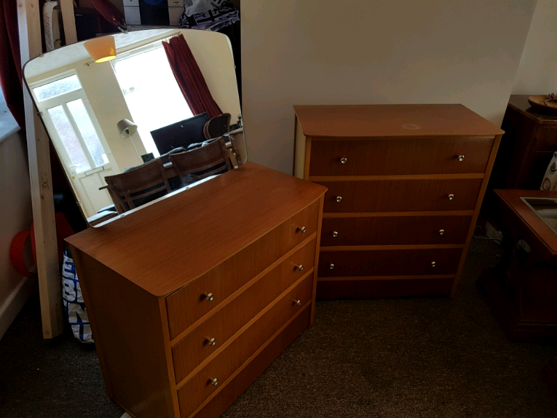 Matching dressing table and chest of drawers in Ipswich, Suffolk