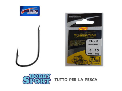 AMI SERIE TL-3 SIZE 4 MICRO BARB TUBERTINI PER TROTA LAGO FIUME 2 BUSTE DA 15 PZ