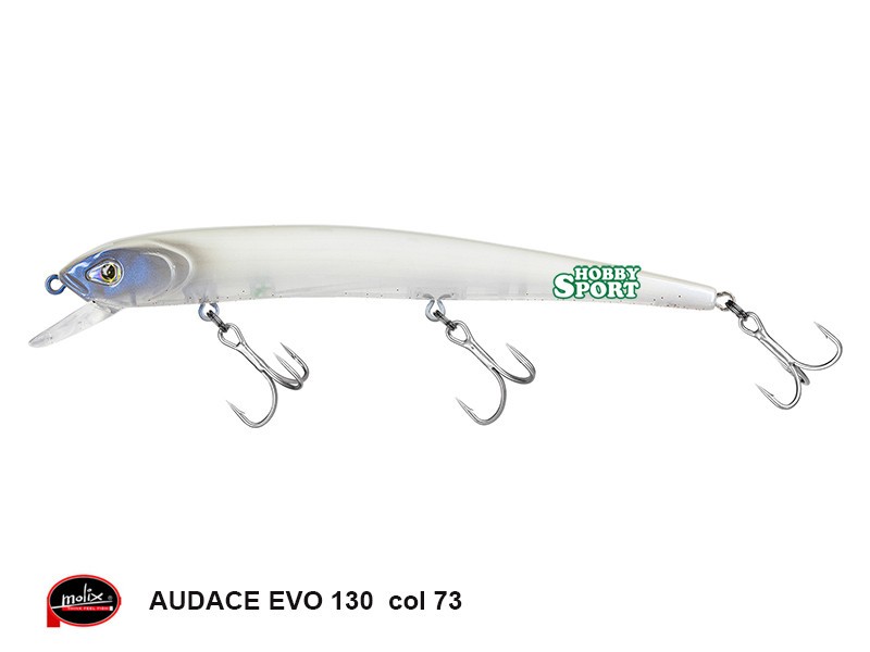 MOLIX AUDACE EVO 130 COL 73  GHOST FRENCH PEARL 15 GR SLOW SINKING