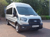 2025 Ford Transit 2.0 EcoBlue 165ps H3 17 Seater Trend Auto [Nav] Minibus Diesel