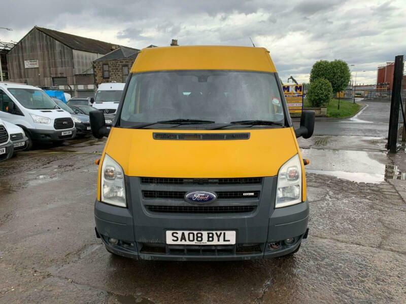 FORD TRANSIT 100 17 SEATER RWD 2.4 LWB MINIBUS 1YR MOT 08 REG NOVAT