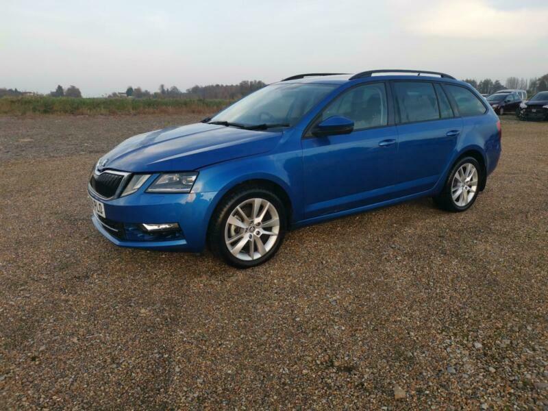 2020 SKODA OCTAVIA SE ESTATE BLUE SALVAGE DAMAGED REPAIR AUTOMATIC