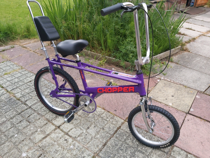 purple raleigh chopper