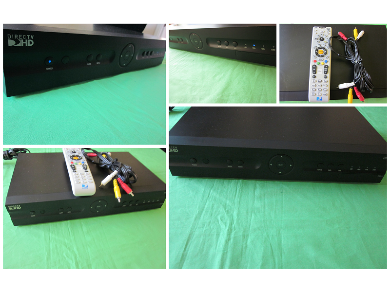 DIRECT TV HD SATELLITE RECEIVER H21100 with Remote Control and Cables