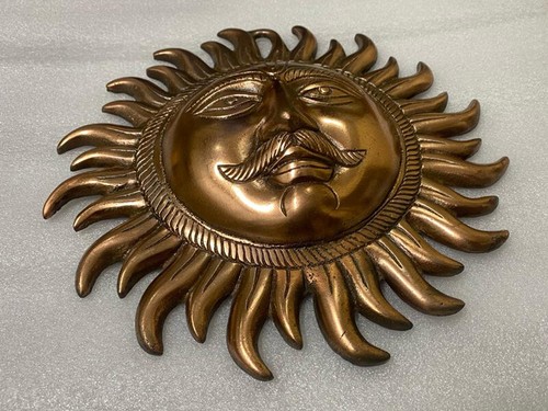 Wall Art Motivational Home Vastu Sun Surya Copper Wall Hangings for Home Offices