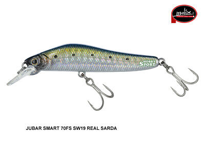 JUBAR SMART 70 FS MOLIX  SW19 REAL SARDA  10 GR  7 CM FAST SINKING  SPINNING