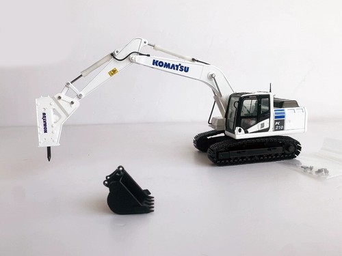 ミニカー 1/50 コマツ PC210-10 限定版 ホワイト ハンマー付き for KOMASTU PC210LC-10 Excavator + White Hammer White Paint