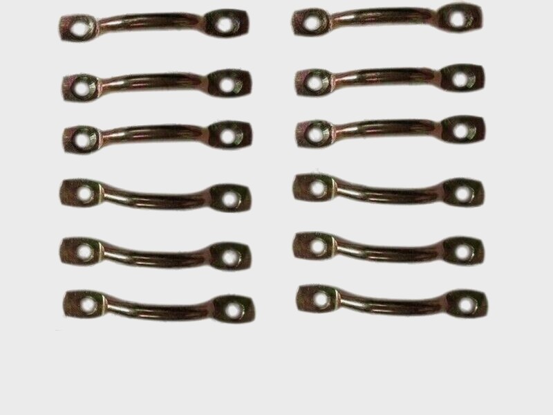 FITS JEEP WILLYS FOOTMAN LOOPS BRACKET 12 PCS MB GPW CJ2A 3A 3B CJ5 M38 M38A1