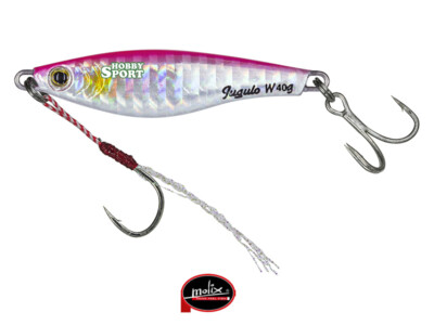 MOLIX JUGULO WIDE 40 GR  COL. SW02 PINK SARDA CON ASSIST HOOK  SPINNING MARE
