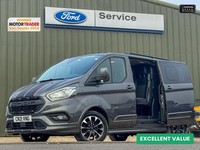 2021 Ford Transit Custom Crew Cab AUTO SWB L1H1 Sport 320 Air Con Alloys Ca Crew