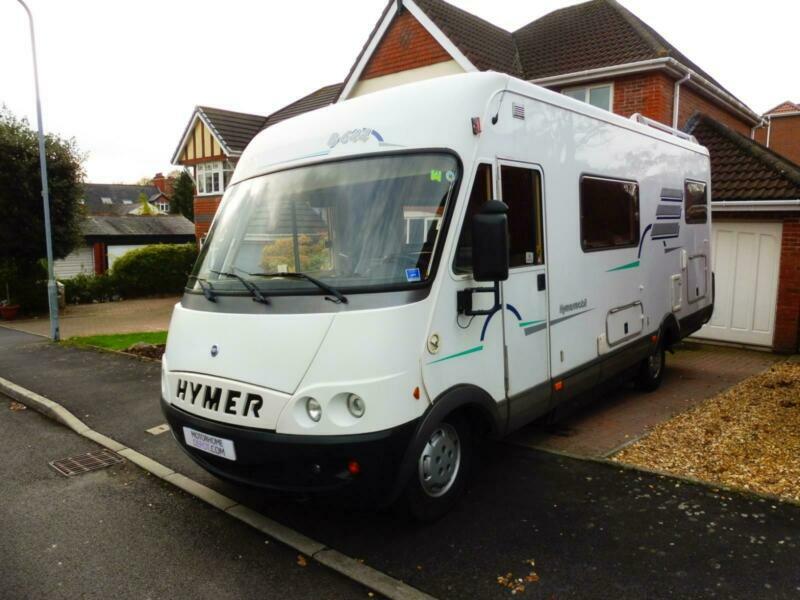 Hymer B644 4 berth Aclass large garage fixed bed motorhome for sale