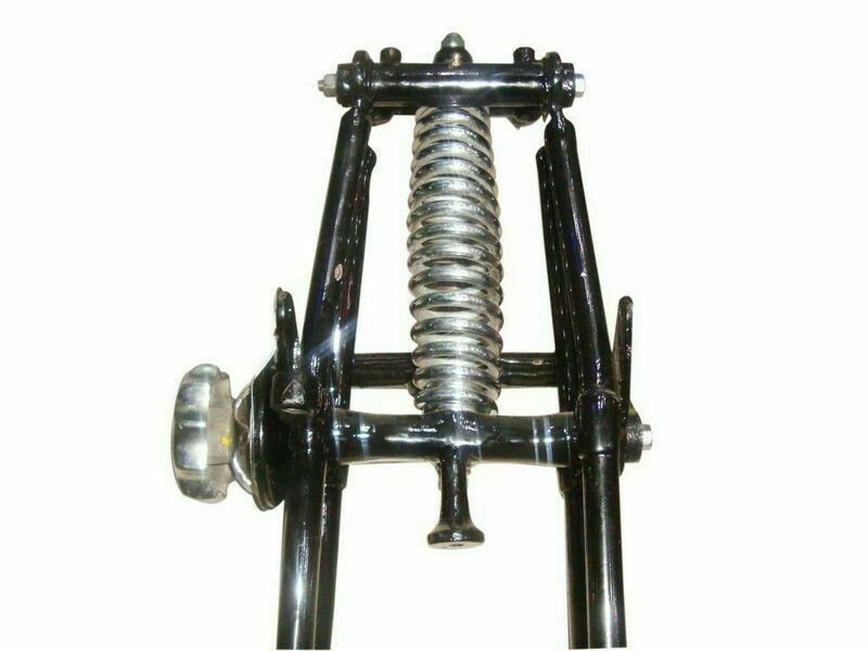 BSA M20 M21 500cc Front Girder Fork Springer Chrome Black painted 