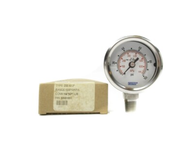WIKA 50551051 0-100PSI 1/4'' NSMP