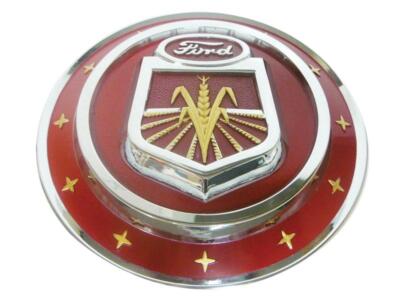Chrome Front Emblem for Ford Jubilee & NAA Tractors - Original Colors