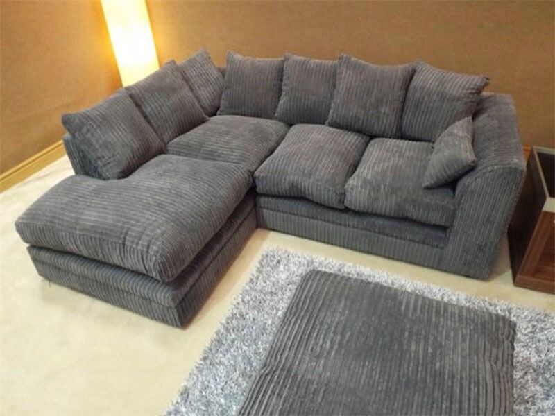 BRAND NEW CORNER SOFA OR 3 AND 2 SEATER SETTEE COUCH SUITE IN JUMBO