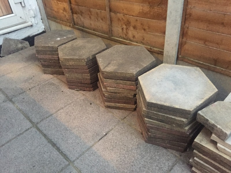 Hexagonal Paving slabs (x40) in Docklands, London Gumtree
