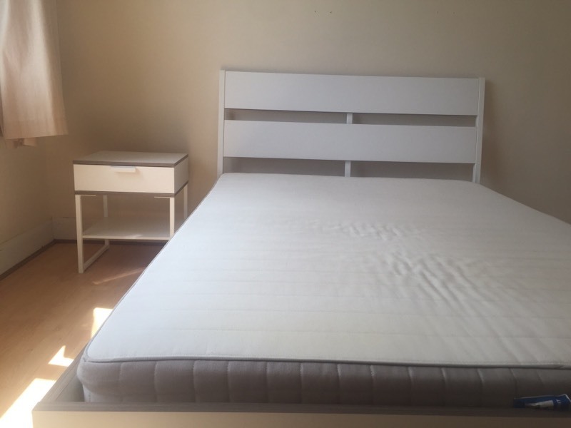 White Double bed IKEA TRYSIL. New. | in Luton ...