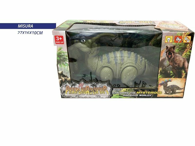 Parasaurolophus Dinosauro Con Luce E Suoni Giocattolo Gioco Bambini sar