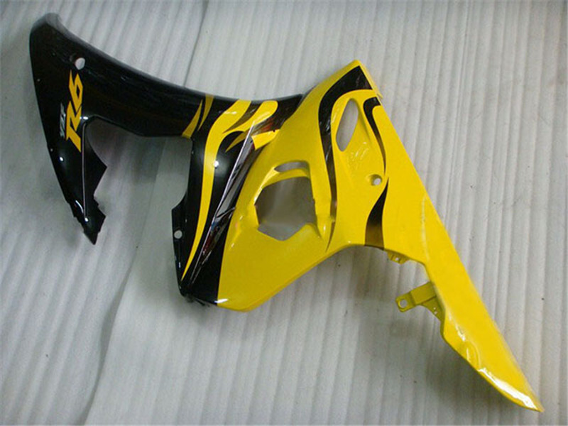 FU Injection Yellow Fairing Kit Fit for Yamaha 2003-2005&06-09 R6S YZF ...