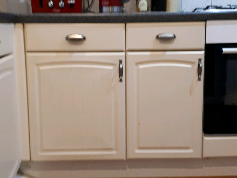 Cream kitchen cabinet doors etc. | in Chafford Hundred, Essex | Gumtree