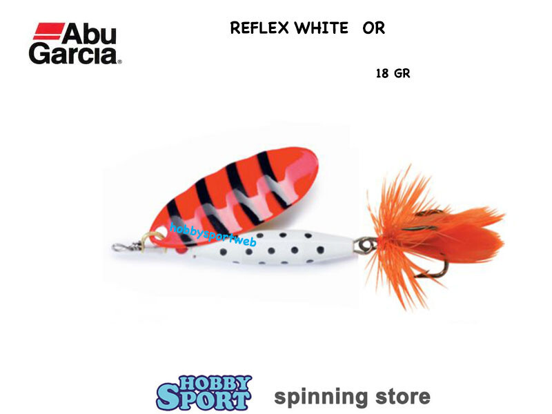 REFLEX  WHITE ABU GARCIA 18 GR COL. OR  ARTIFICIALE CUCCHIAINO ROTANTE 1312758