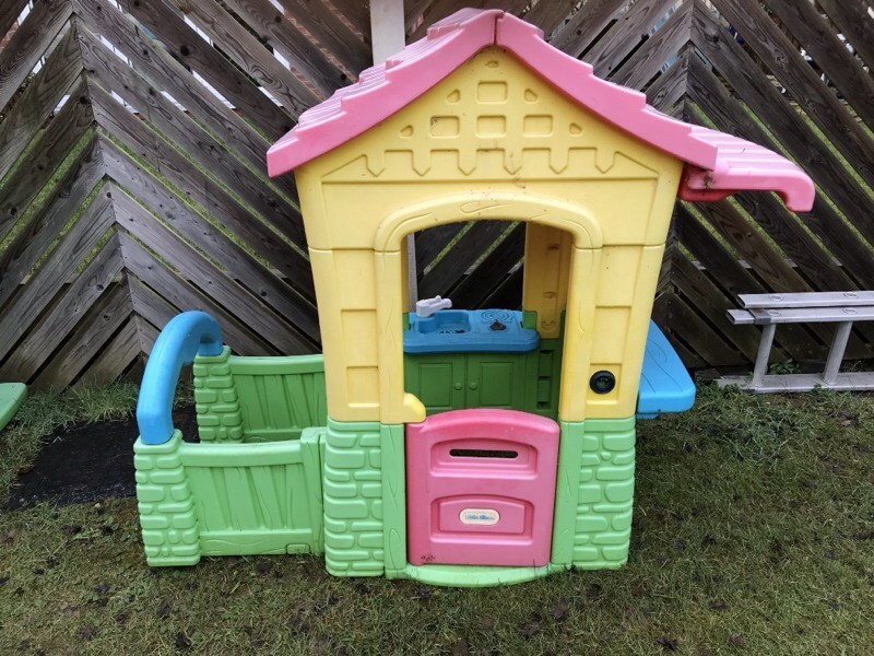 Little Tikes outdoor playhouse / kitchen + swing and slide in Bramley, South Yorkshire Gumtree