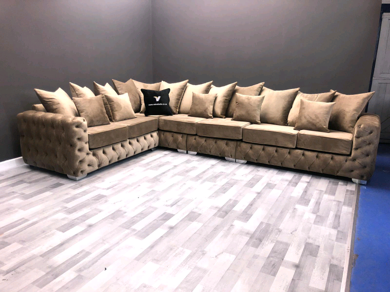 Ashton Italian Velvet 3 + 2 Seater Sofa Set Different Colors | in