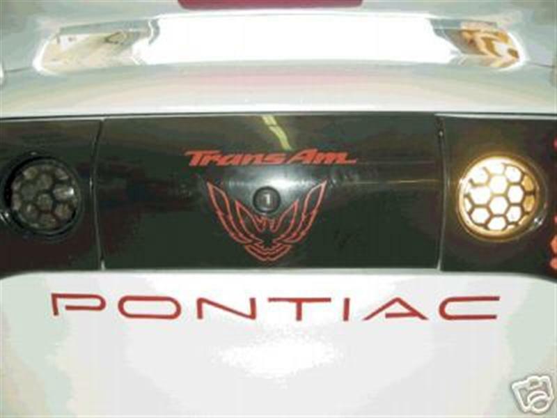 98-02 Pontiac Trans Am Reverse Light Honeycomb Vinyl Decals Stickers