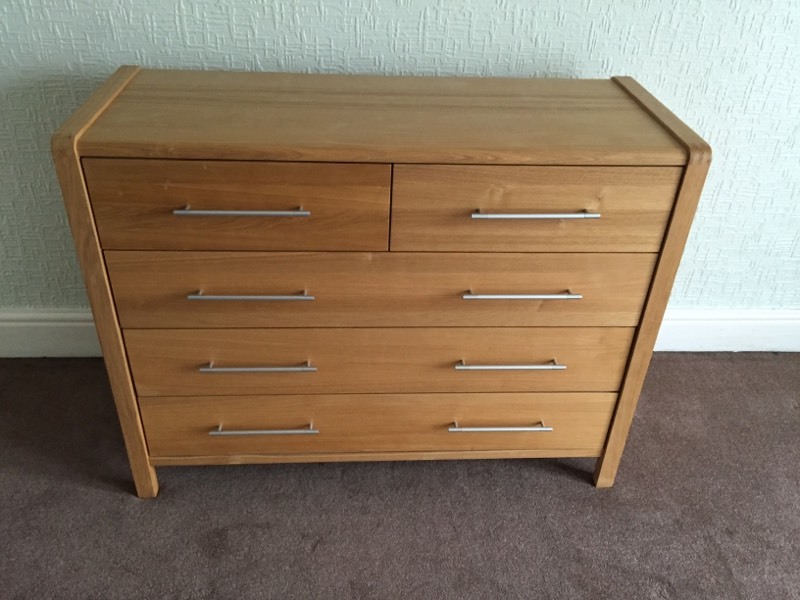 BENSONS FOR BEDS 3 + 2 DRAWER CHEST HIP HOP in Dukinfield, Manchester