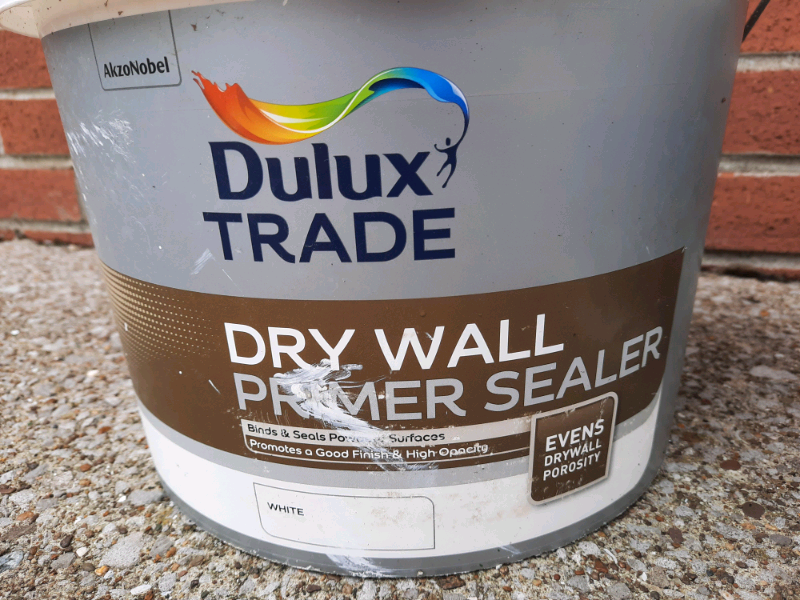 Dulux white dry wall primer sealer 10 L x2 in Old St Mellons, Cardiff