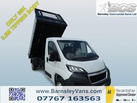 2018 18 PEUGEOT BOXER 2.2 HDI EURO SINGLE CAB 3.6M TIPPER ONLY 66K