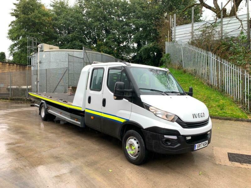 2017 17 REG IVECO DAILY 70C18 7.5 TON CREW CAB RECOVERY TRUCK TILT AND