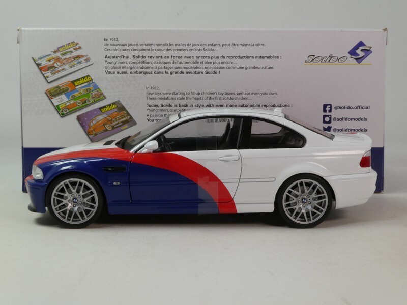 Solide Bmw M3 E46 Streetfighter Blanc 2000 1/18 S1806505