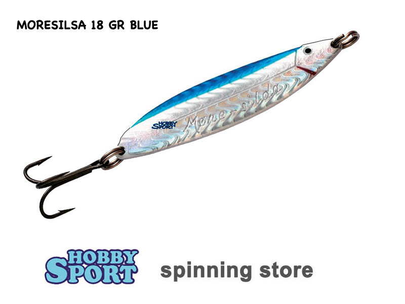 MORESILDA BLUE FOX 18 GR COLORE BFMS 18H05 BLUE SILVER 7,5 CM SPINNING MARE