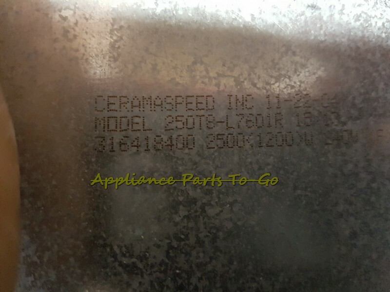 No-USA Import or Sales Tax ~ Frigidaire Range Surface Element 316418400