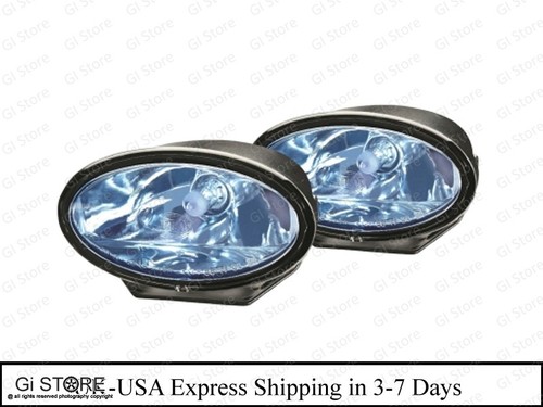 008283861 Genuine Hella FF 50 Blue Driving Lamp Set