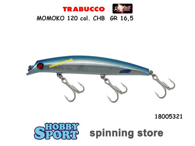 MOMOKO 120 RAPTURE COLORE CHB MINNOW SUSPENDING SPINNING MARE SPIGOLA 18005321