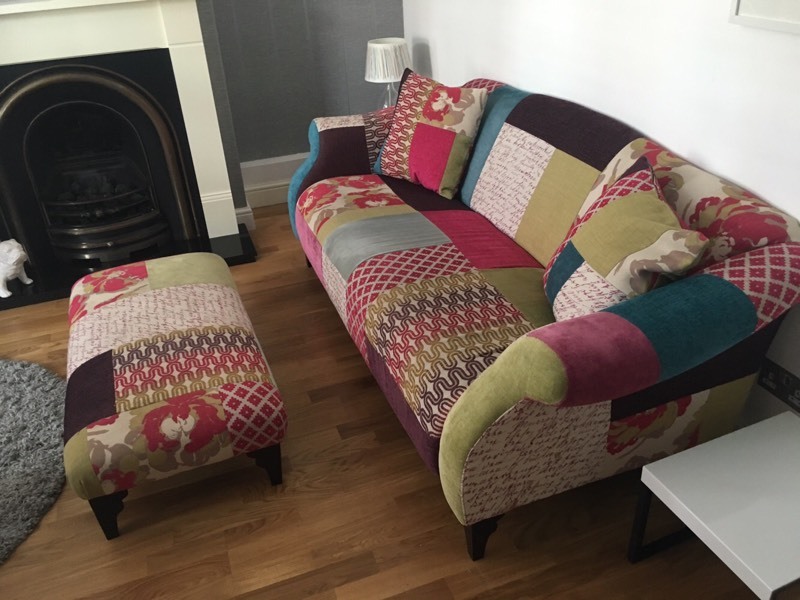 DFS Shout Patchwork Maxi sofa | in Watford, Hertfordshire | Gumtree