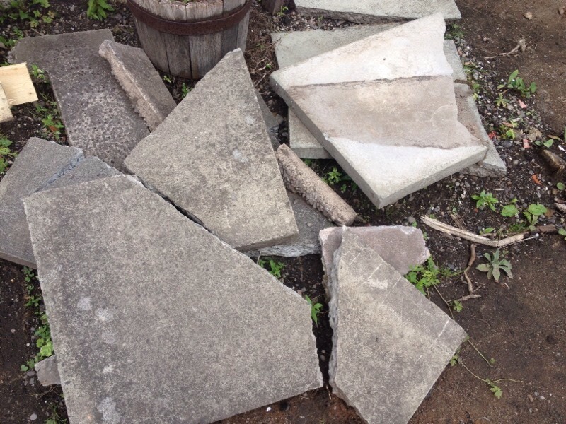FREE BROKEN SLABS for crazy paving path or wall in Cupar, Fife Gumtree