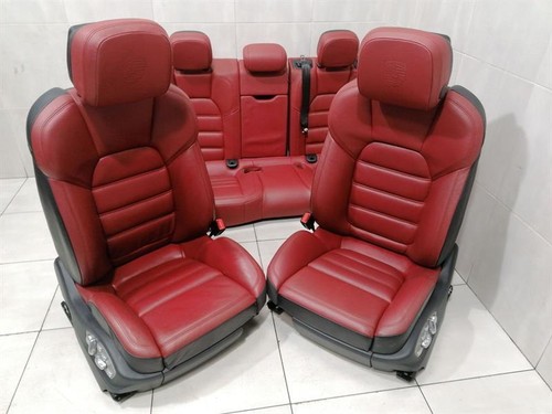 Porsche MACAN 95B GTS Turbo S Sport Seats Sitze leder 18-weg top RED Leder