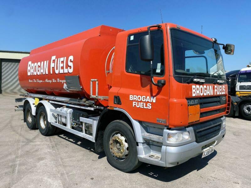 2008 DAF CF 75 310 6X4 19,000 LITRE FUEL TANKER in Ashbourne