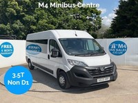 2023 Vauxhall Movano CDTi 3500 BiTurbo Prime 15 Seat 3.5T Euro 6 Minibus Diesel 