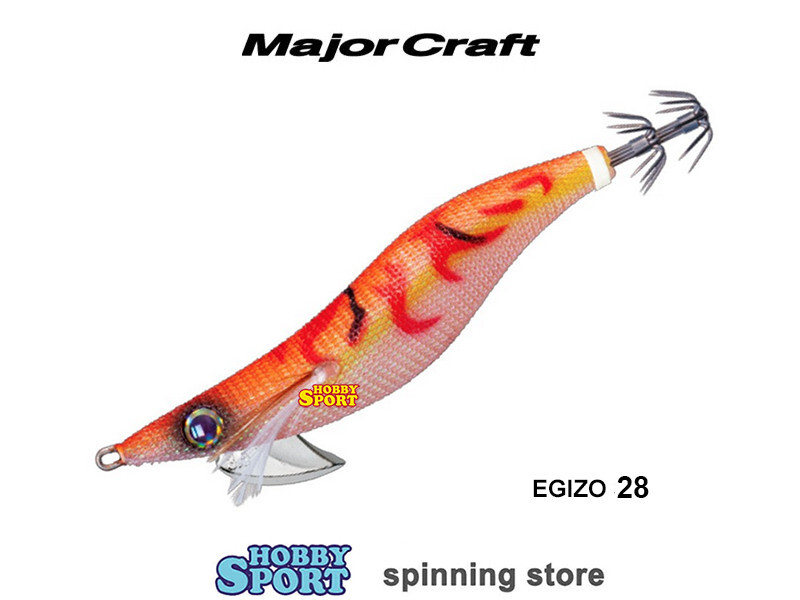 TOTANARA MAJOR CRAFT EGZ EGIZO 3 CLEAR ORANGE COL 28 PESCA SEPPIA CALAMARO