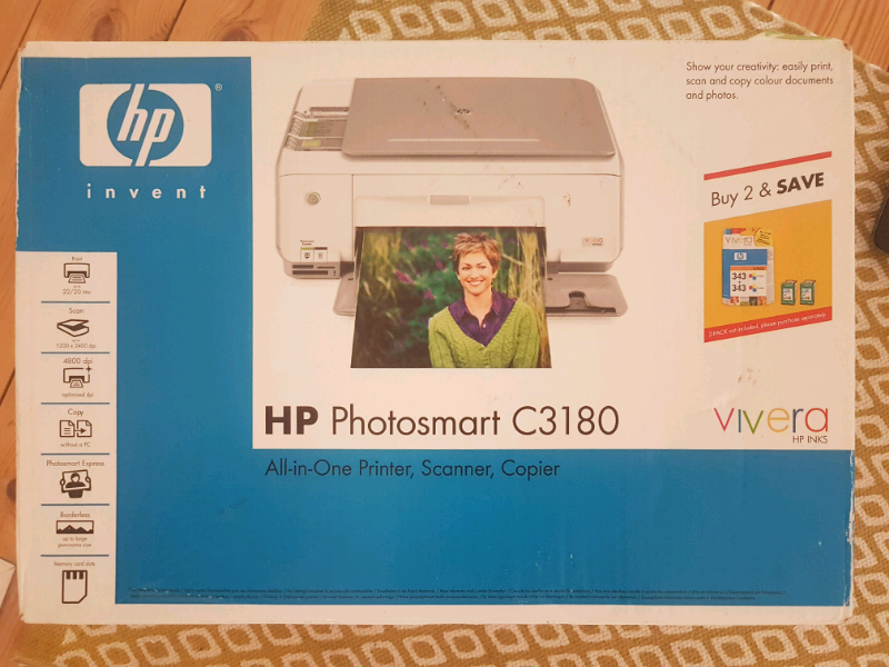 HP Photosmart C3180 Allinone Printer, Scanner, Copier in